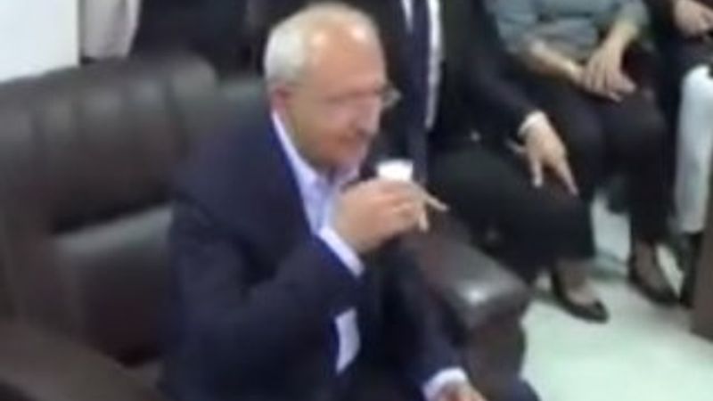 Kemal Kılıçdaroğlu'na deve sütü ikramı