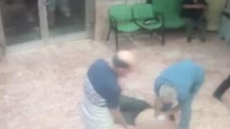 Sultangazi'de hastane içinde eski koca saldırısı