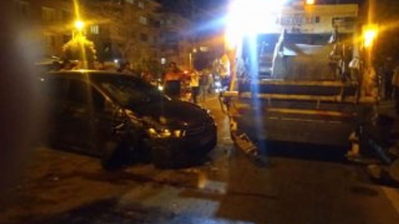 Bursa'da iki araç arasında kalan işçi öldü