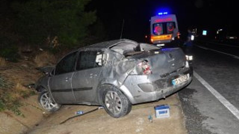 Antalya'da trafik kazası: 1 ölü, 1 yaralı