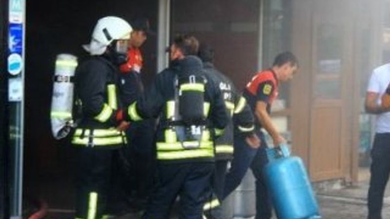 Muğla'da iş hanında yangın