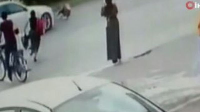 Çocuklu ailelerin izlemesi gereken kaza videosu