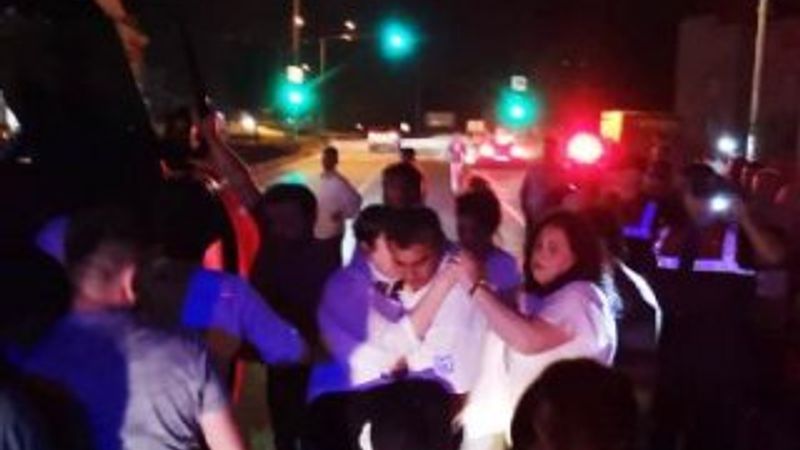 Bursa'da bir sürücü köpeğe çarpmamak için kaza yaptı