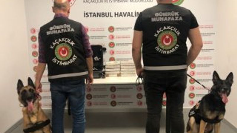 İstanbul Havalimanı'nda 13 kilo kokain bulundu