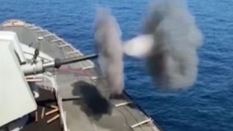 ADVENT sahaya çıktı, ilk atışında isabet sağladı