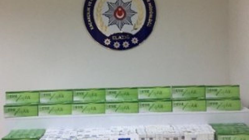 Elazığ’da kaçak sigara operasyonu