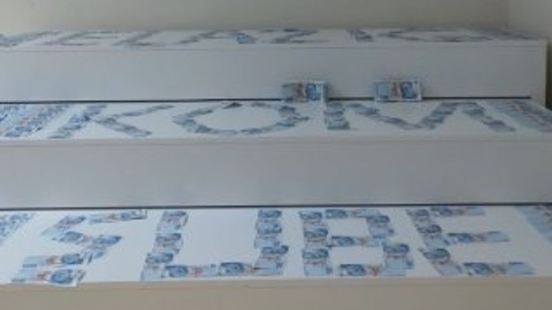 Elazığ’da 392 adet sahte  100 TL ele geçirildi