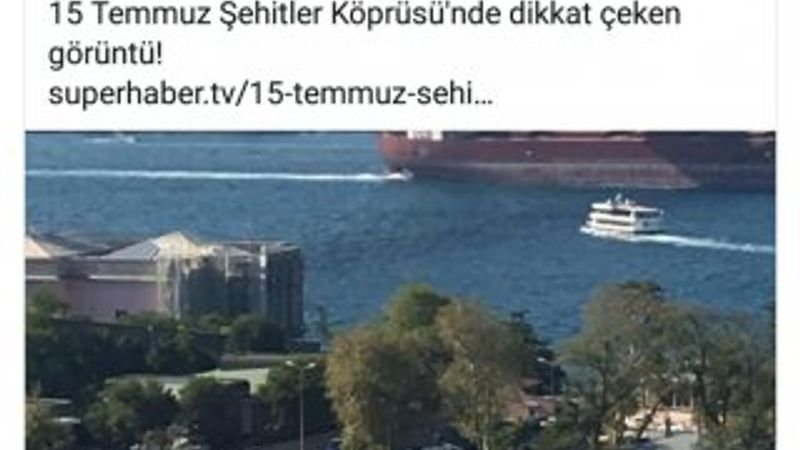 Deprem sonrası köprüde hasar var yalanı