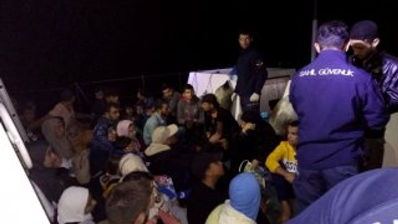 Didim’de 46 göçmen yakalandı