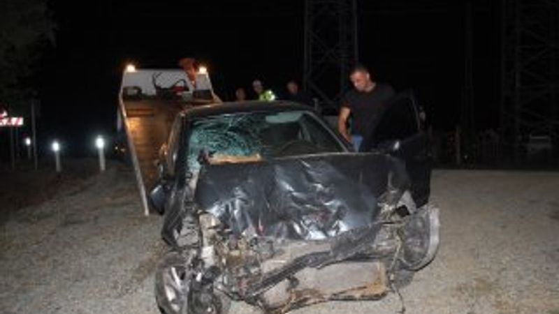 Polisten kaçtı, kaza yapınca yakalandı