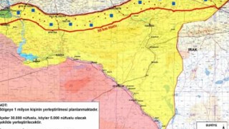 Türkiye'nin yaptığı güvenli bölge planının detayları