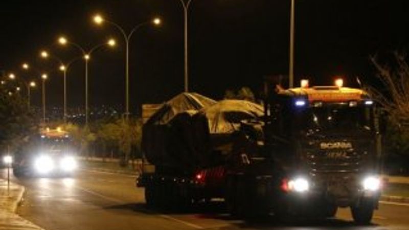 Suriye sınırına 'obüs' sevkiyatı yapıldı