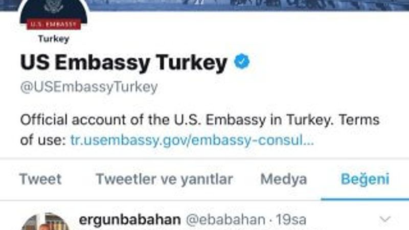 ABD'den tweet beğenisi için izahat istendi
