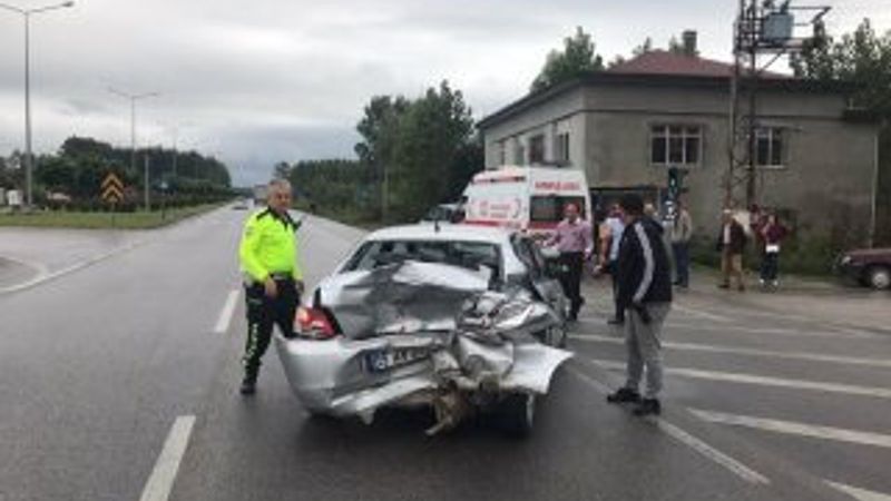 Samsun’da korkutan trafik kazası