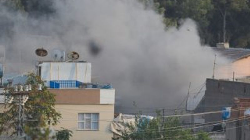Ceylanpınar'a havan mermisi düştü