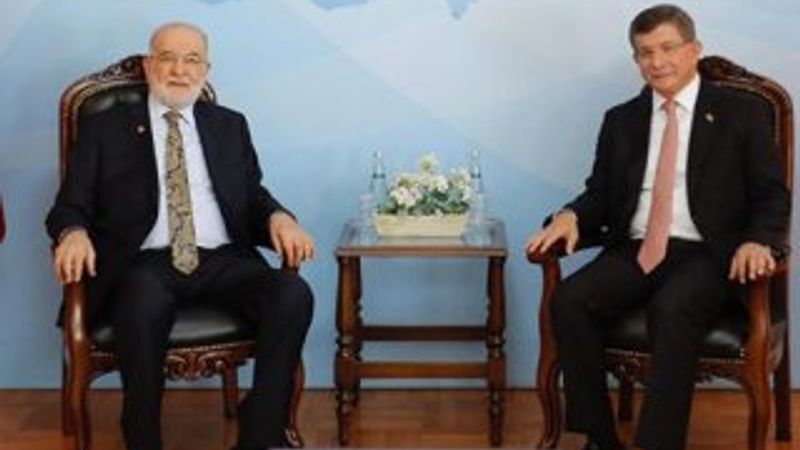 Temel Karamollaoğlu Davutoğlu ile görüştü