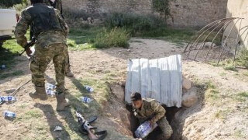 Suriye Milli Ordusu tünellere girdi