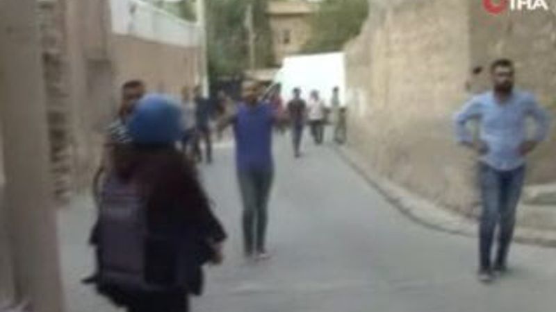 Terör yandaşları İHA muhabirine saldırdı