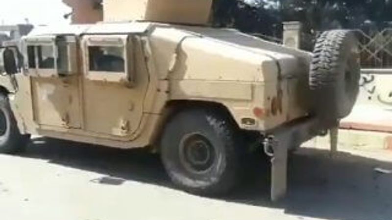 ABD'nin YPG'ye verdiği Hummer'lar