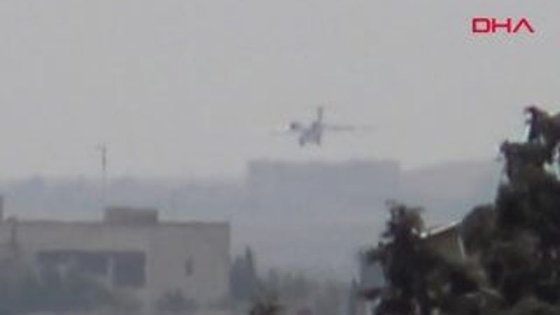 YPG kontrolündeki Kamışlı'ya kargo uçağı indi