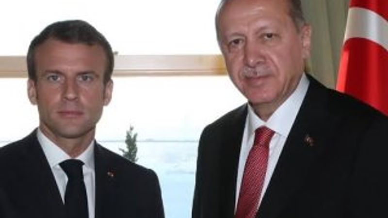 Cumhurbaşkanı Erdoğan, Macron ile görüştü