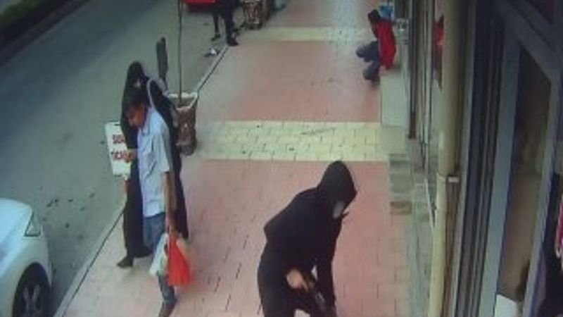 Elazığ'da silahlı saldırı güvenlik kameralarına yansıdı