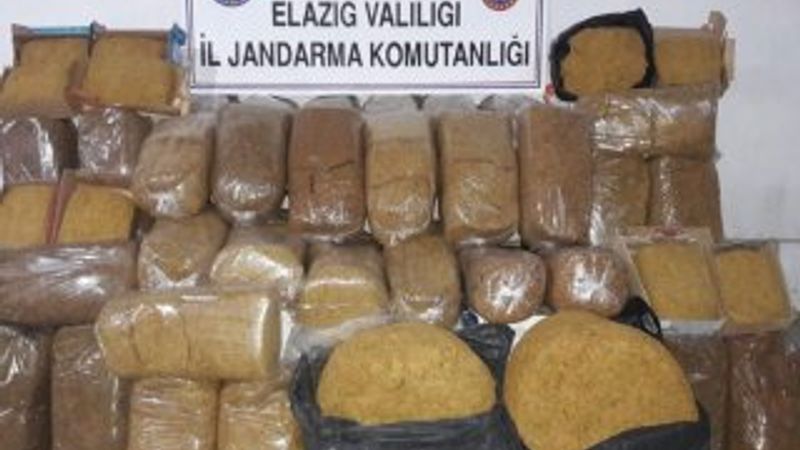 Jandarma, 600 kilogram kaçak tütüne el koydu
