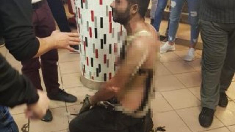 Eşiyle kavga edince kendisini ateşe verdi