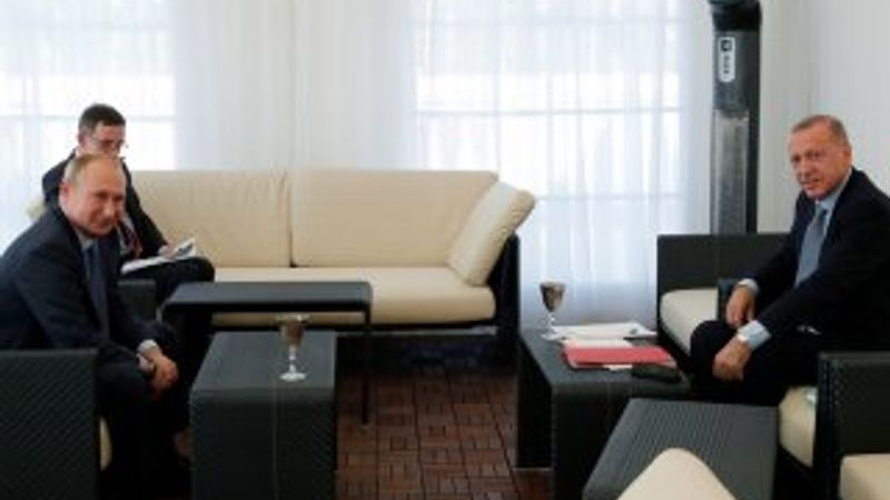 Erdoğan Putin'e güvenli bölge haritasını gösterdi