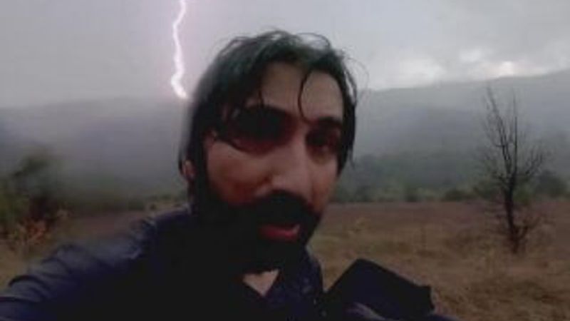 Fotoğraf sanatçısı drone için hayatını tehlikeye attı