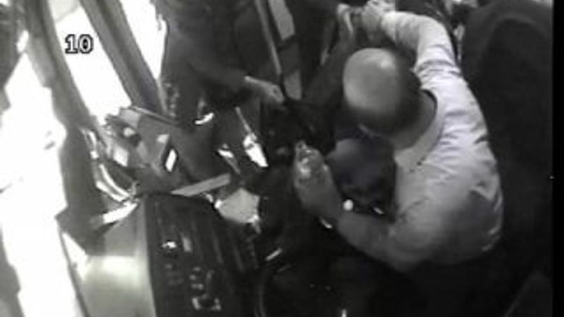 Samsun'da otobüs şoförü yolcuyu hastaneye yetiştirdi