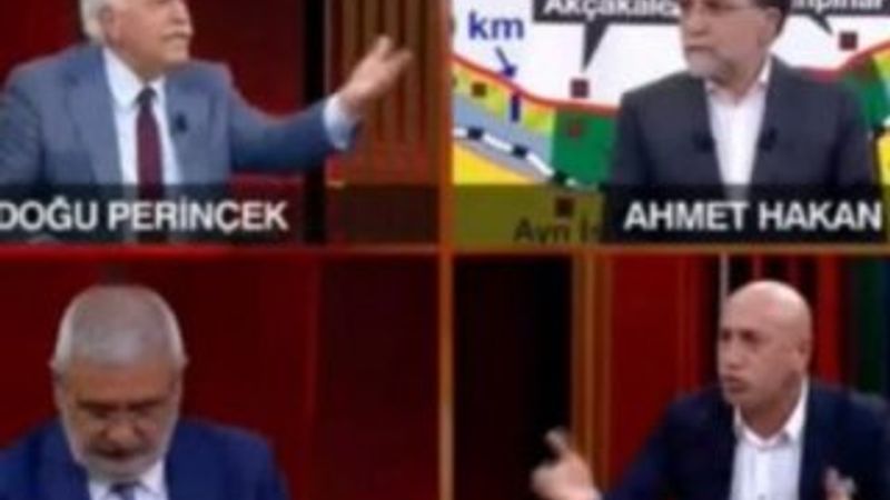 Perinçek, canlı yayında CHP'lilerle kavga etti