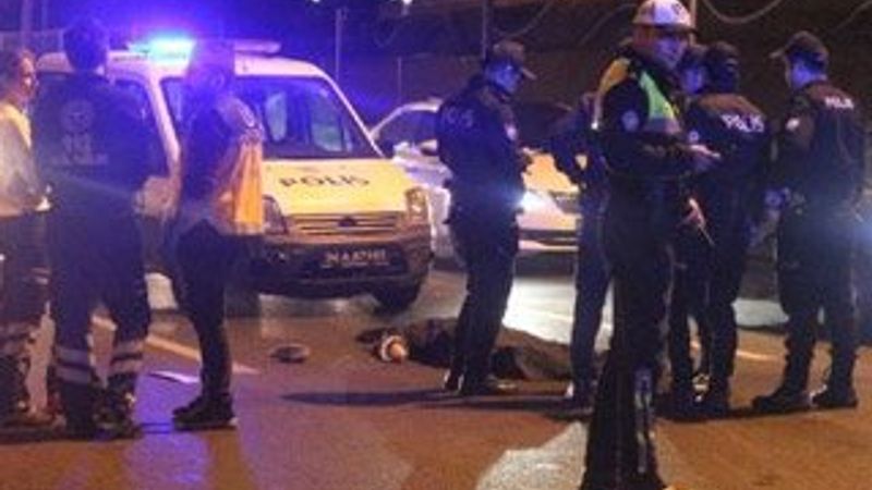 Kağıthane'de köprüden atlayan kadına otomobil çarptı