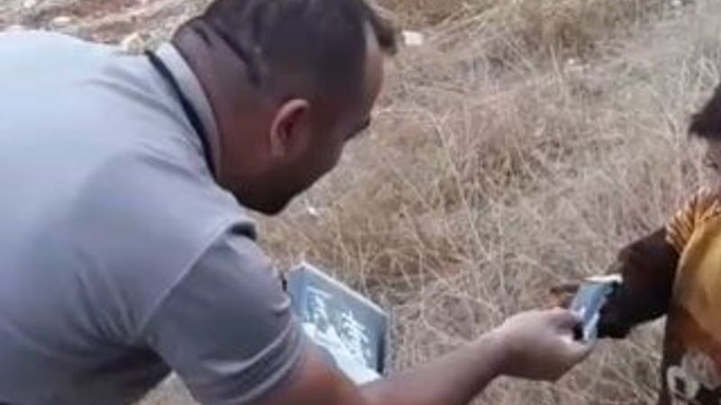 Türk polisinden Suriyeli çocuğa hediye