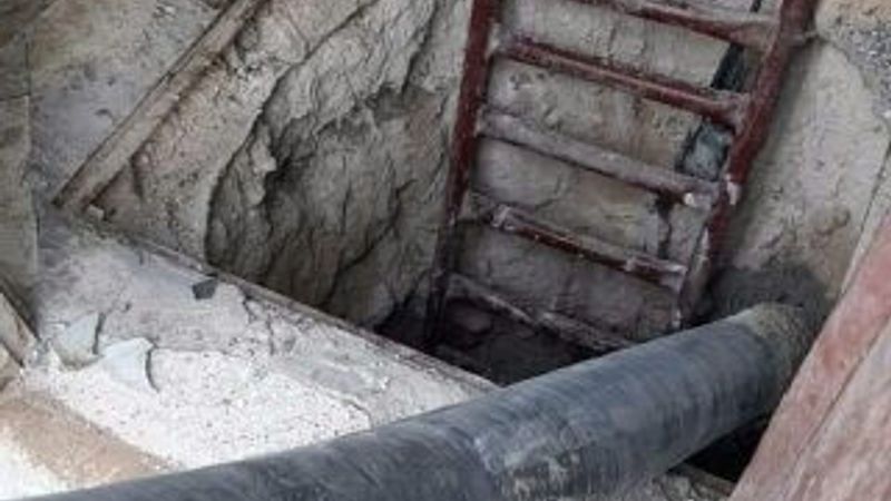 Tel Abyad'da teröristlerin tünellerine beton dökülüyor