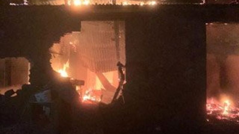 Giresun’da ev yangını: Baba ile oğlu can verdi