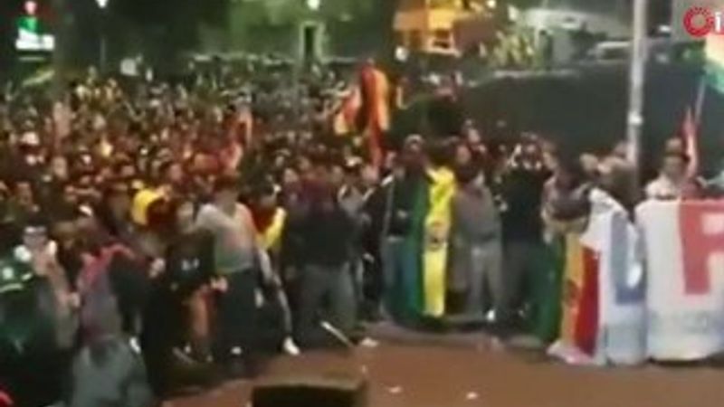 Bolivya’da göstericiler hükümet binasına girmeye çalıştı