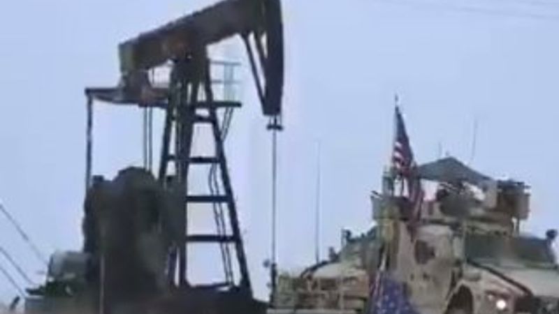 ABD askerleri petrol nöbetinde