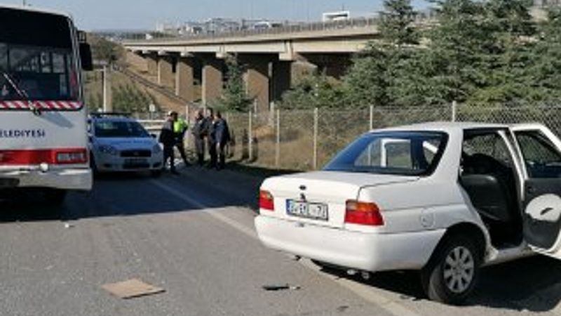 Kocaeli'de hatalı dönüş kaza yaptırdı