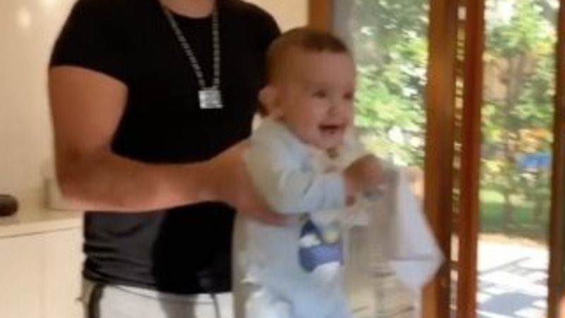 Alişan oğluna halay çektirdi