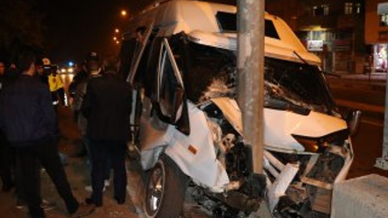 Kahramanmaraş'ta işçi servisi kaza yaptı