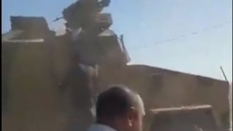 Türk zırhlı aracına saldıran YPG'li ezildi