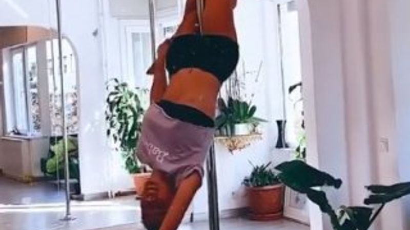 Şeyma Subaşı'dan direk dansı