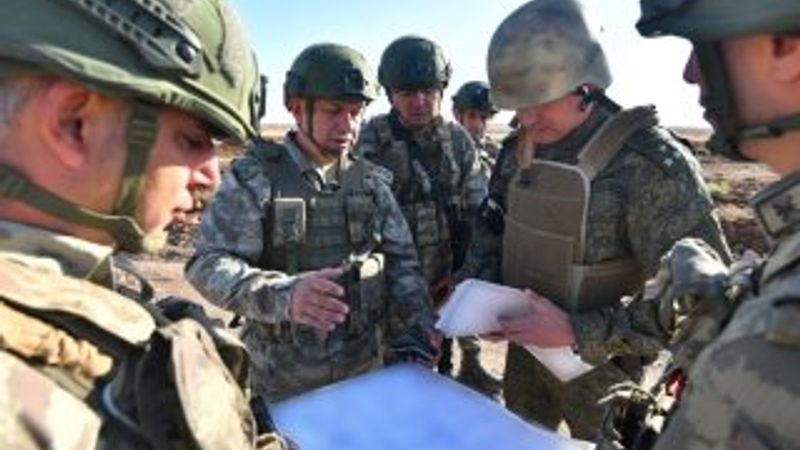 Türk ve Rus askerlerinin 7'nci kara devriyesi tamamlandı