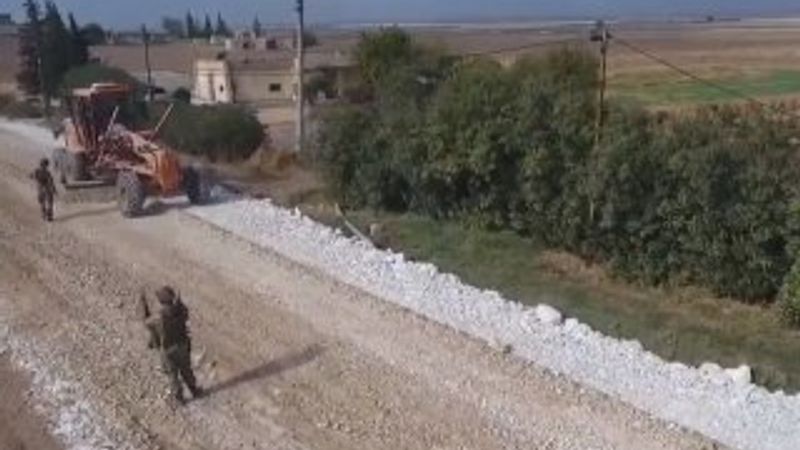 Türkiye, Tel Abyad'ın yol sorununu çözdü