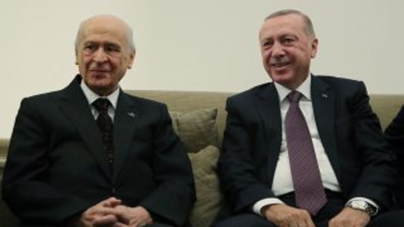 Cumhurbaşkanı Erdoğan, Bahçeli ile bir araya geldi