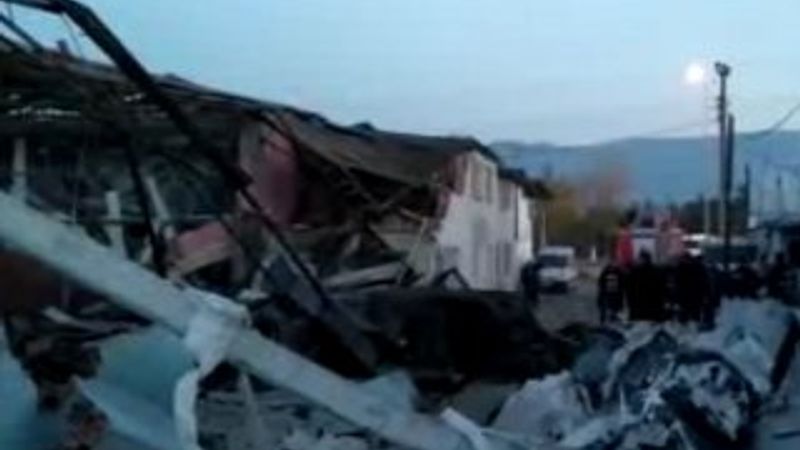 Sakarya'da bir süt ürünleri tesisinde patlama oldu