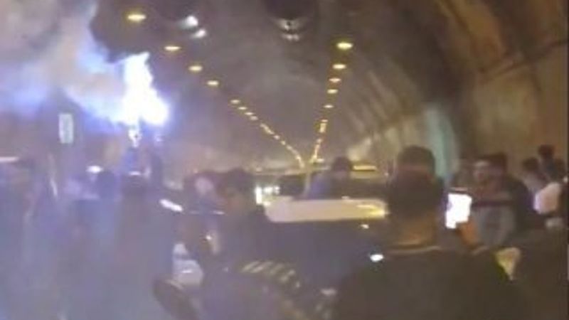 Asker uğurlamasındaki magandalar yakalandı