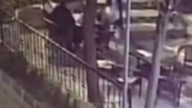 Fatih'te iş adamına suikast anını kameralar kaydetti