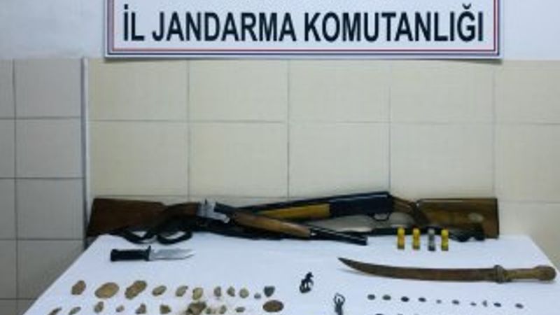 Konya'da 3 kişi tarihi eserlerle yakalandı